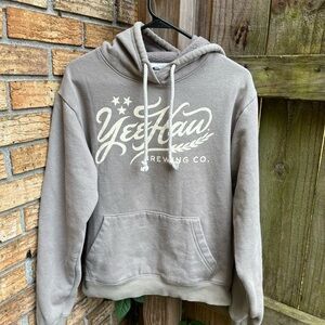 League Tan Hoodie Sweater Modern Design